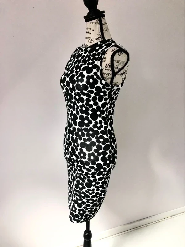 Black & white floral mesh dress H&M – Size S (36) – photo 6
